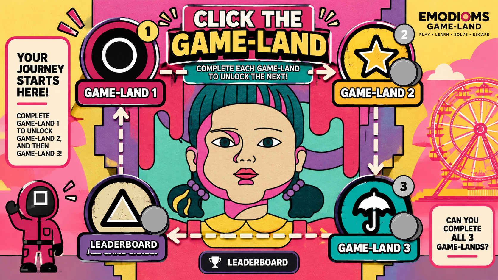 Click the Game-Land map