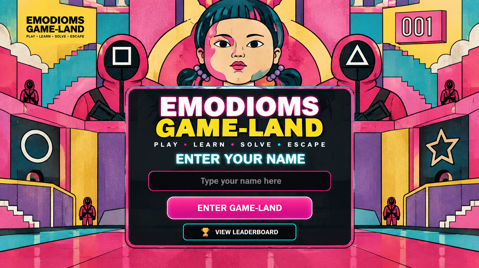 EMODIOMS GAME-LAND name entry